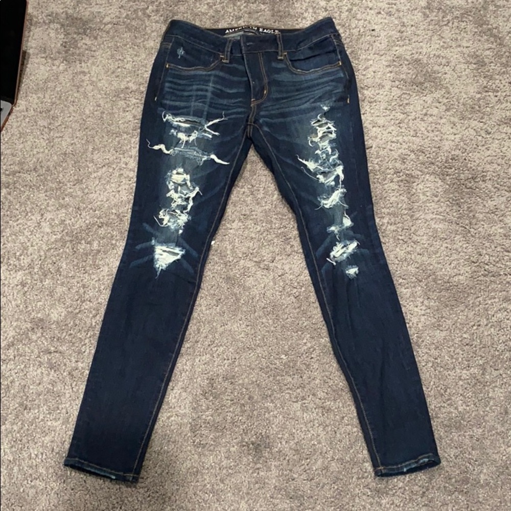 American eagle ripped jeans